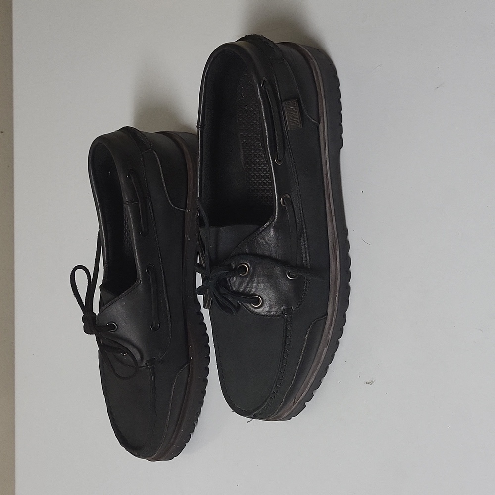 Landrover Boat Shoes slip on in black and brown color  leather in Mens s…